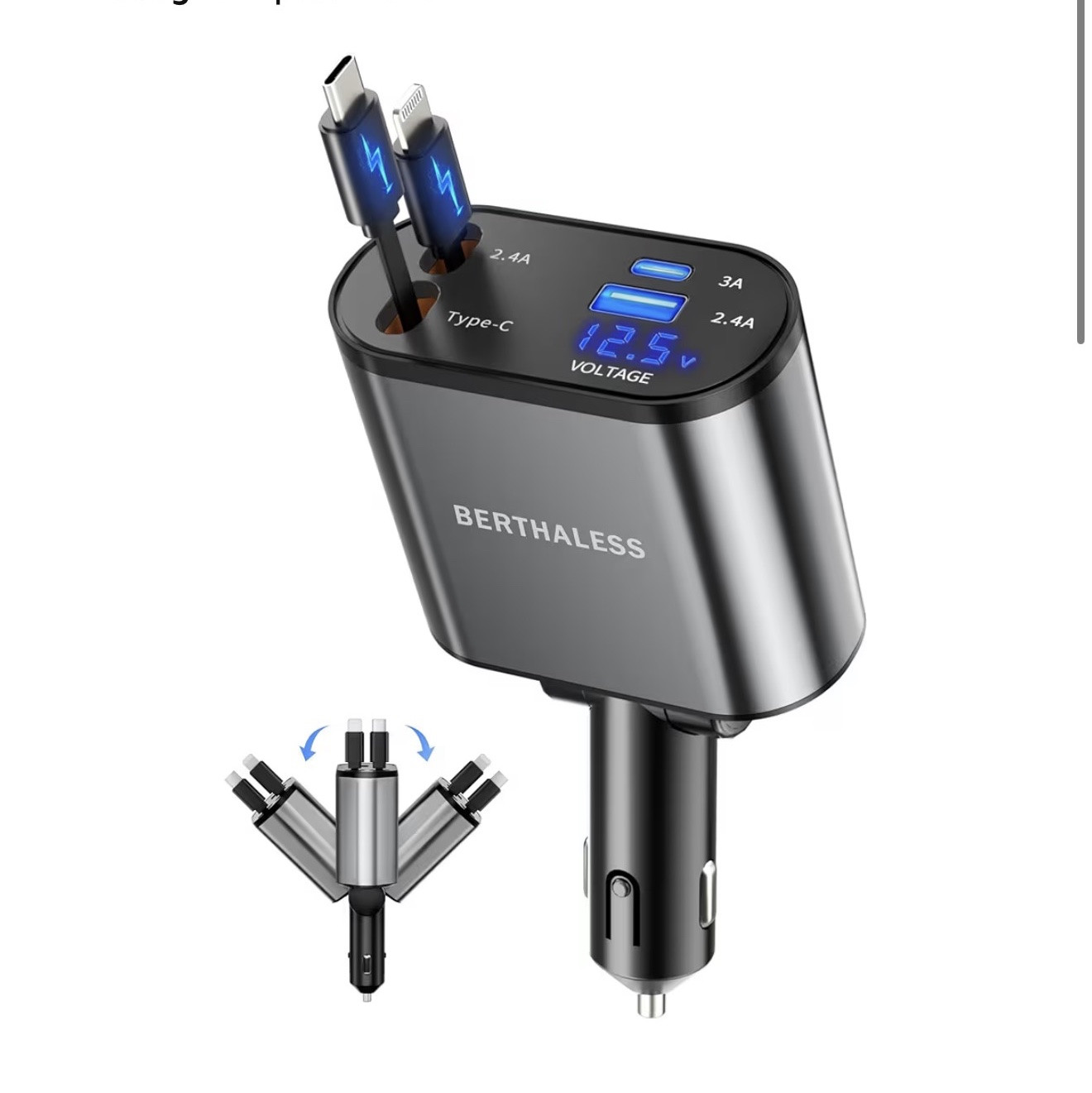 FATHERS DAY GIFT IDEA 
DAY 9
Not only does this make a good Father’s Day gift but a great gift for ANYONE! Get one with both USB C and a lighting cable or with just one versus the other. Plus a USB port for additional cords!

#LTKMens #LTKTravel #LTKvlog