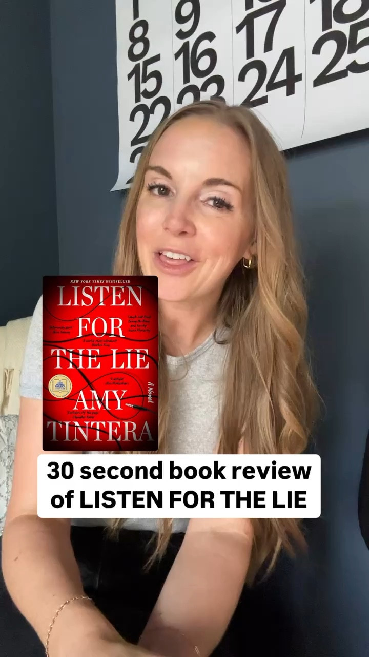 30 second book review of Listen for the Lie by Amy Tintera! 