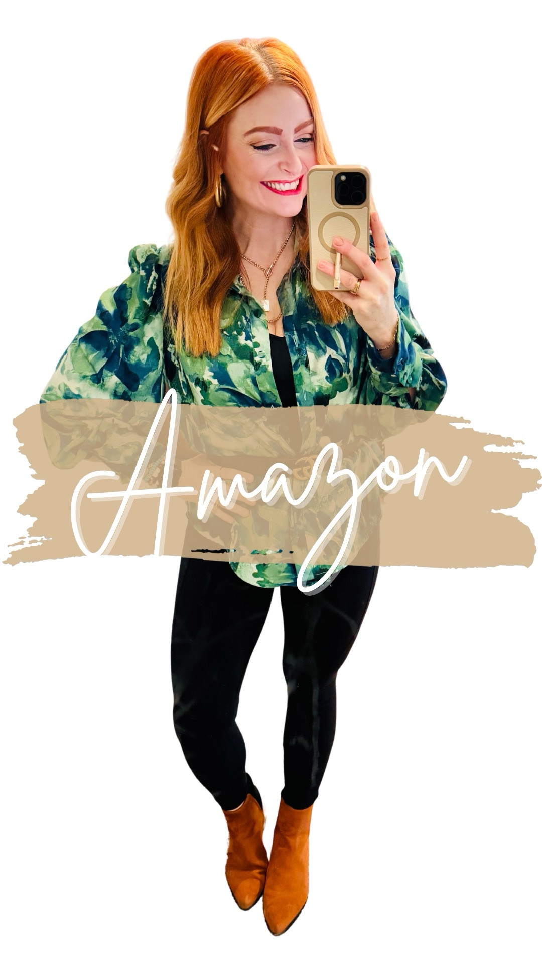 My all-time FAVORITE button up! 🙌😍

▪️SUPER versatile! 
▪️Can wear tucked in, unticked, knotted, over the shoulders, and more!
▪️Comes in several colors!

Grab yours here 👉 https://amzn.to/3PwCDxq

OOTD:
▪️Blouse: @amazonfashion (sz LG, I sized up 1 for a looser fit to knot it)
▪️Leggings: @zyiaactive (sz 10/12)
▪️Neclace: @uncommonjames 
▪️Earrings: @amazon 
▪️Boots: @targetstyle (sz 9)


#LTKFindsUnder50 #LTKStyleTip