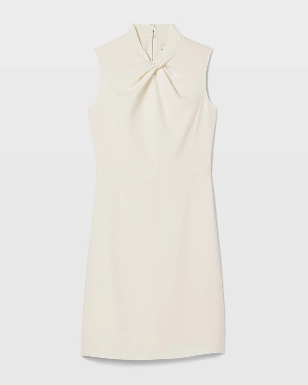 Sleeveless Twist Neck Sheath Dress | Club Monaco (Global)
