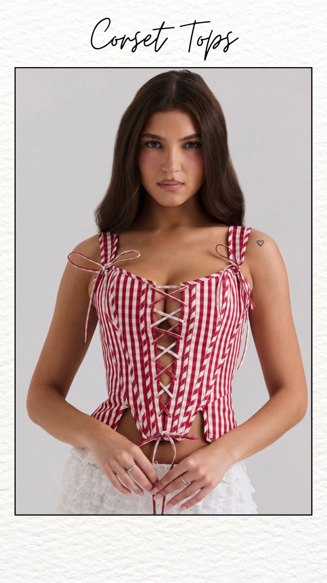 Corset tops from House of CB create a sculpted, feminine silhouette that instantly elevates any outfit ✨ Structured bodices, romantic details, and flattering fits make them perfect for dressing up denim, skirts, or tailored pants.
#HouseOfCB #HouseOfCBcorset #CorsetTop #CorsetOutfit #StructuredTop #GoingOutTop #DateNightOutfit #FeminineStyle 

 #LTKMidsize #LTKPetite #LTKPlusSize