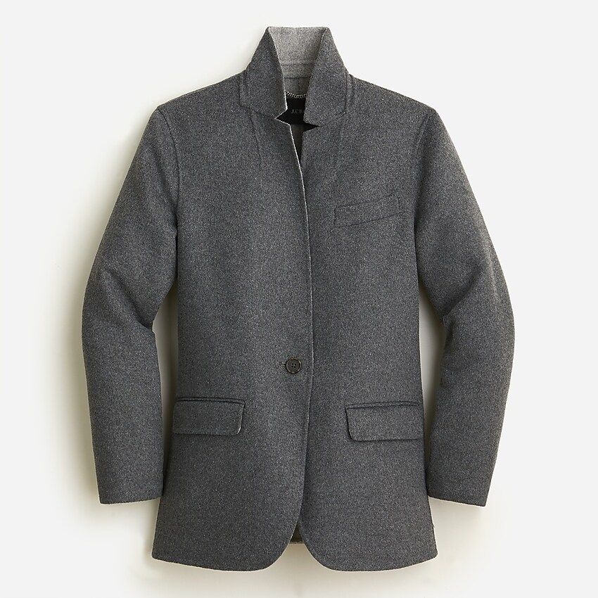Leighton blazer-jacket in double-faced wool | J.Crew US