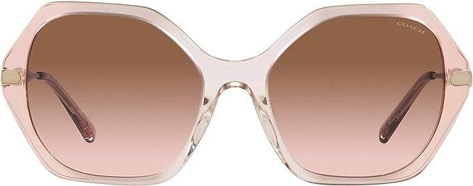 Coach Women's Hc8315 Hexagonal Sunglasses | Amazon (US)