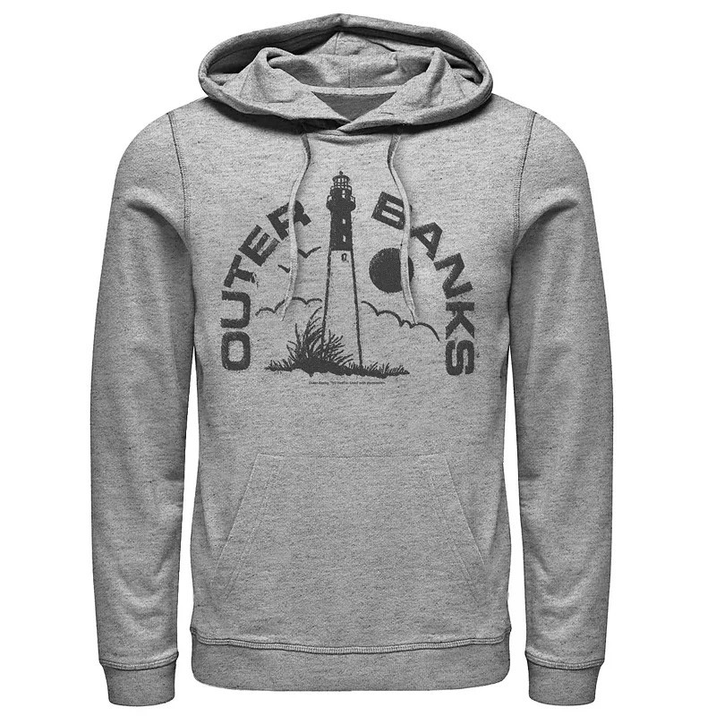 Men's Outer Banks Landscape Stamp Hoodie, Boy's, Size: XL, Athletic Grey | Kohl's