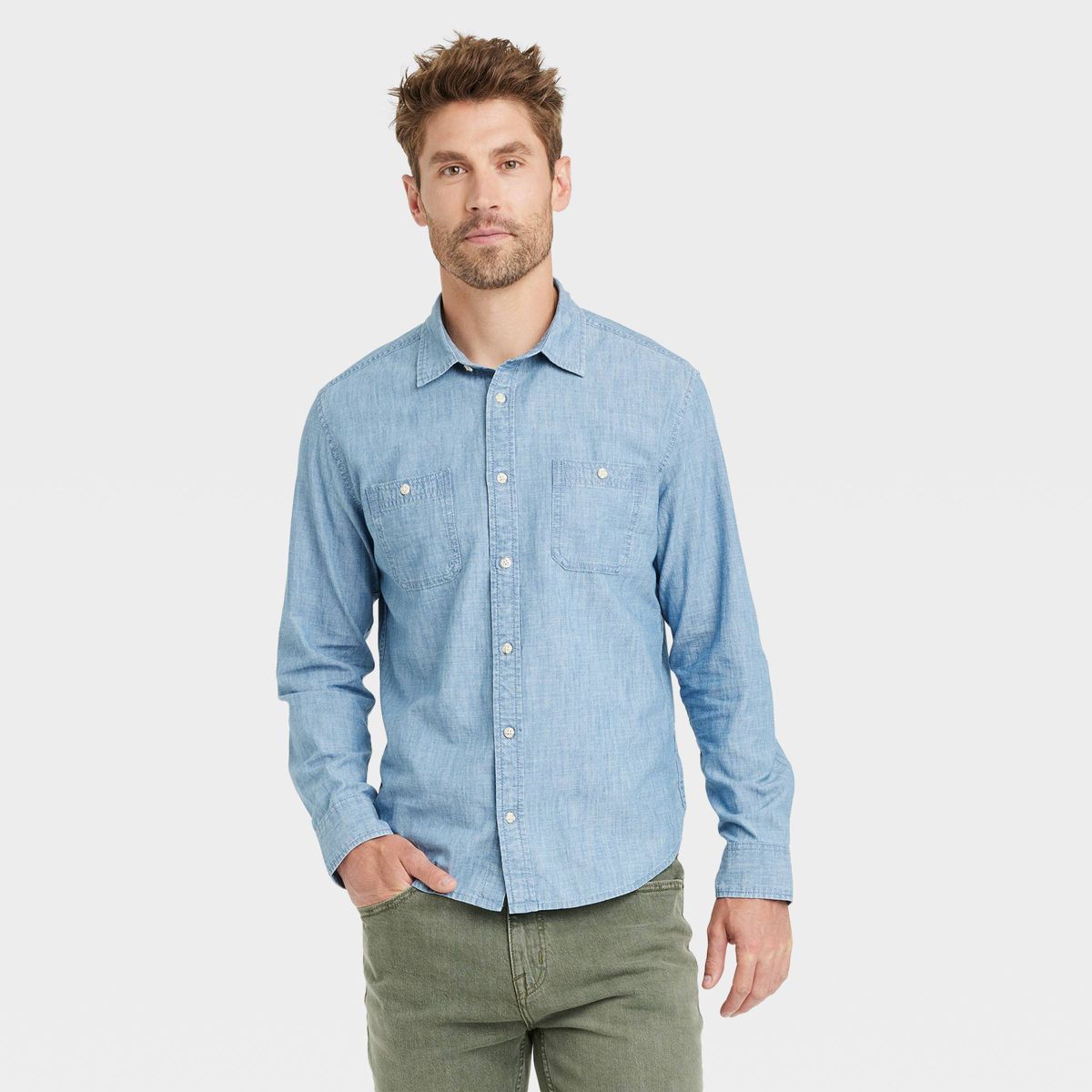 Men's Button-Down Shirt - Goodfellow & Co™ | Target