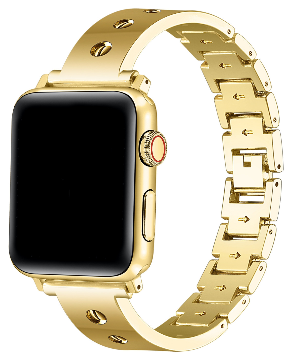 Posh Tech Quinn Stainless Steel Bangle Band for Apple Watch - Gold | Macy's