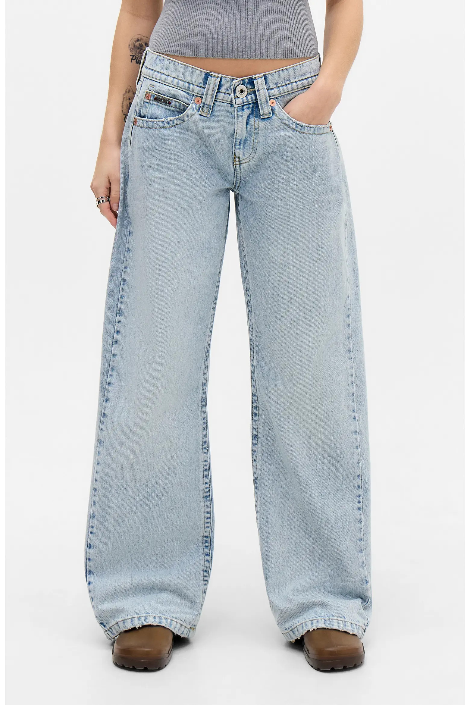 BDG Urban Outfitters Kayla Low Rider Wide Leg Jeans (Women) | Nordstrom | Nordstrom