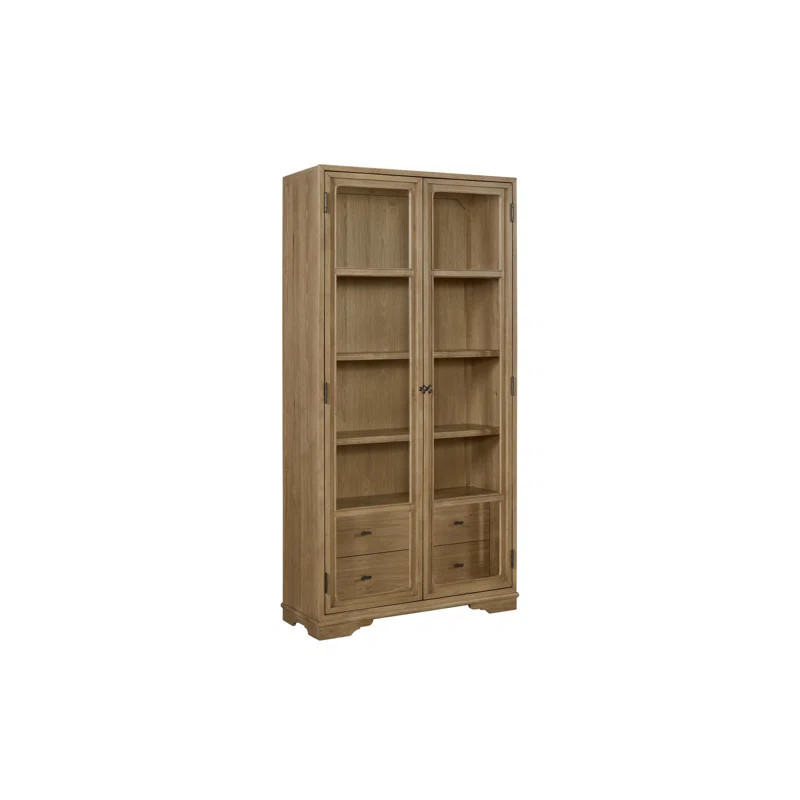 Tall Display Cabinet - Cashew | Wayfair North America