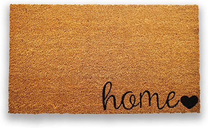 Coco Coir Door Mat with Heavy Duty Backing, Home Doormat, 17”x30” Size, Easy to Clean Entry M... | Amazon (US)