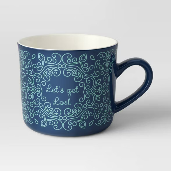 16oz Stoneware 'Let's Get Lost' Mug - Opalhouse™ | Target