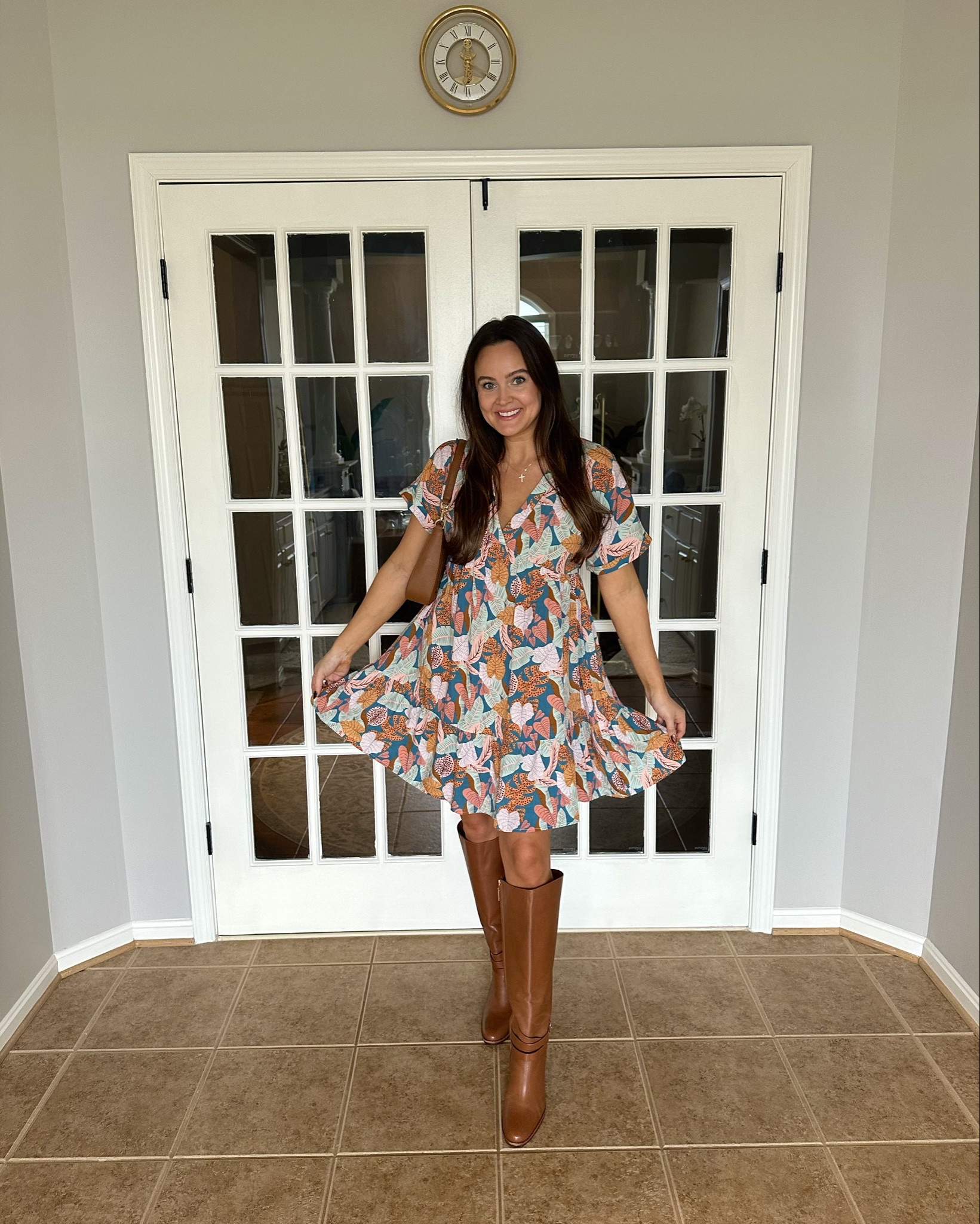 who says you can’t wear a sundress in the fall 🍂

took my normal medium 

#LTKSeasonal #LTKSaleAlert #LTKFindsUnder50