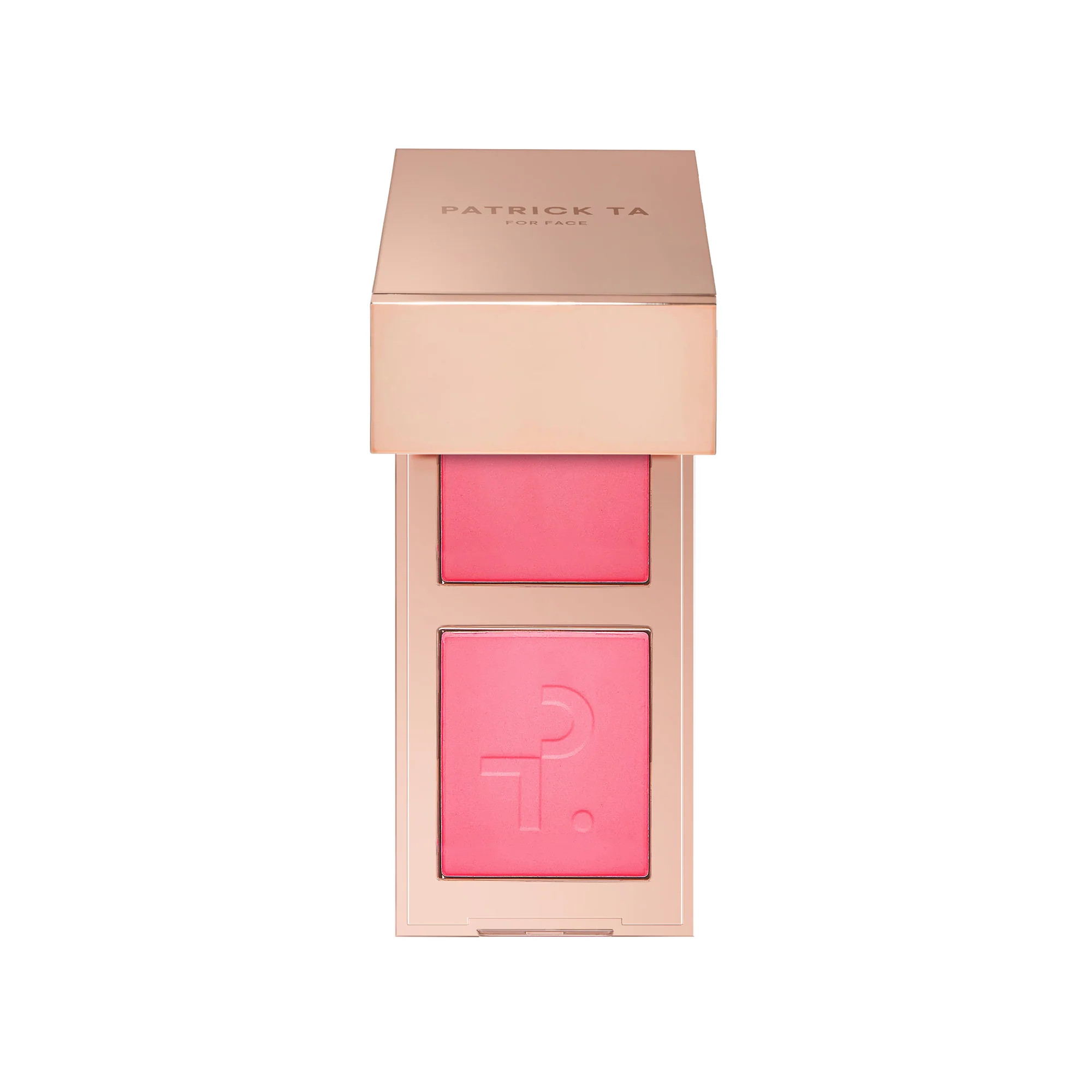 Mini Major Headlines Double-Take Crème & Powder Blush Duo - She's That Girl (Soft Pink) | Patrick Ta Beauty
