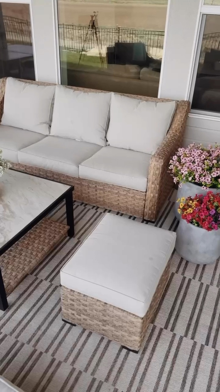 Feels sooo good to get the patio cleaned up & ready for spring & summer! Still loving this Walmart set from last year, BUT I can't believe they just dropped a new practically identical one this year for a fraction of the price! Linked here! 🤍

#LTKHome #LTKSeasonal #LTKFamily