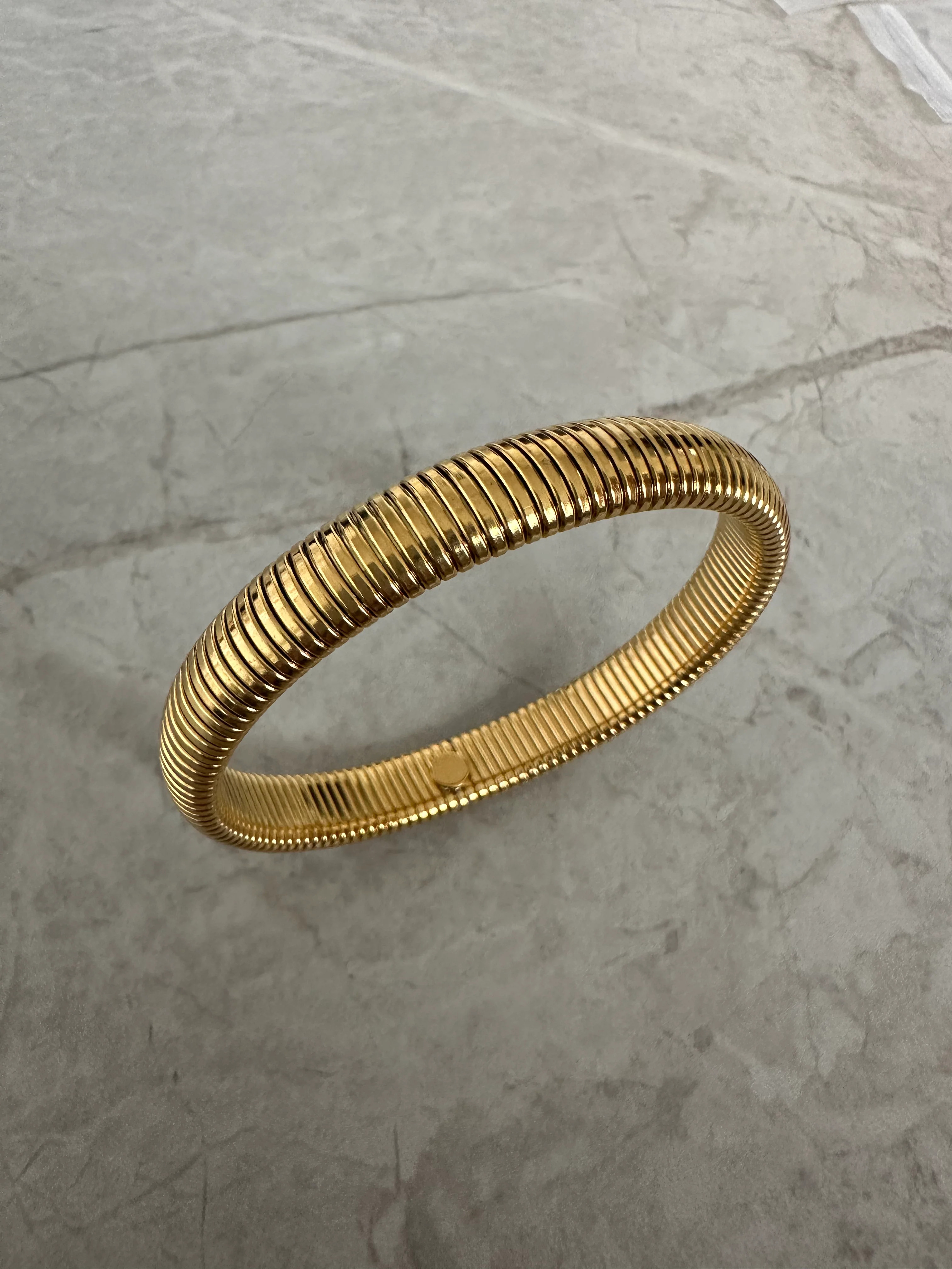Ribbed Bangle Bracelet | Saint Fatale