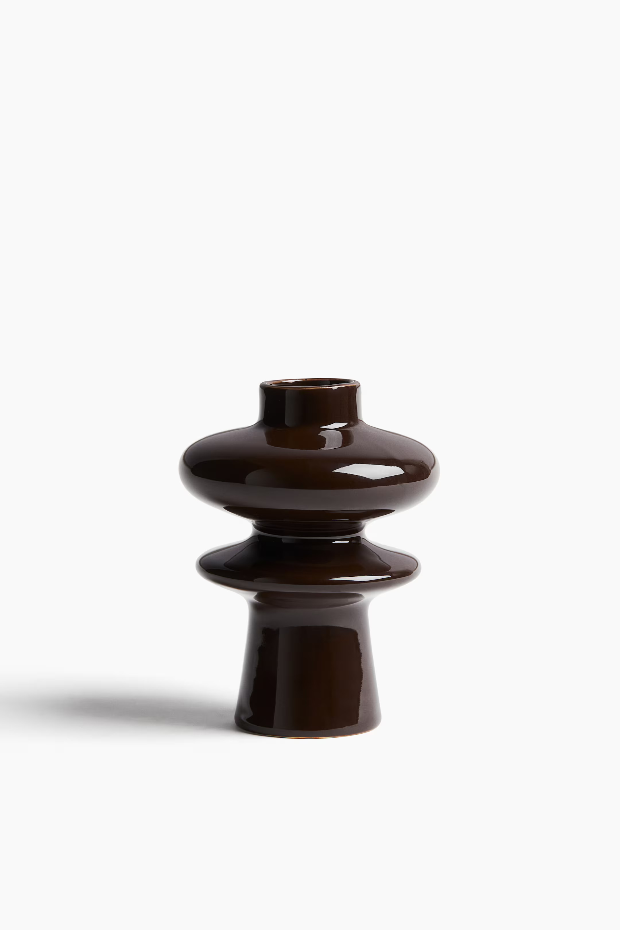 Extra-Small Tiered Stoneware Vase | H&M (US + CA)