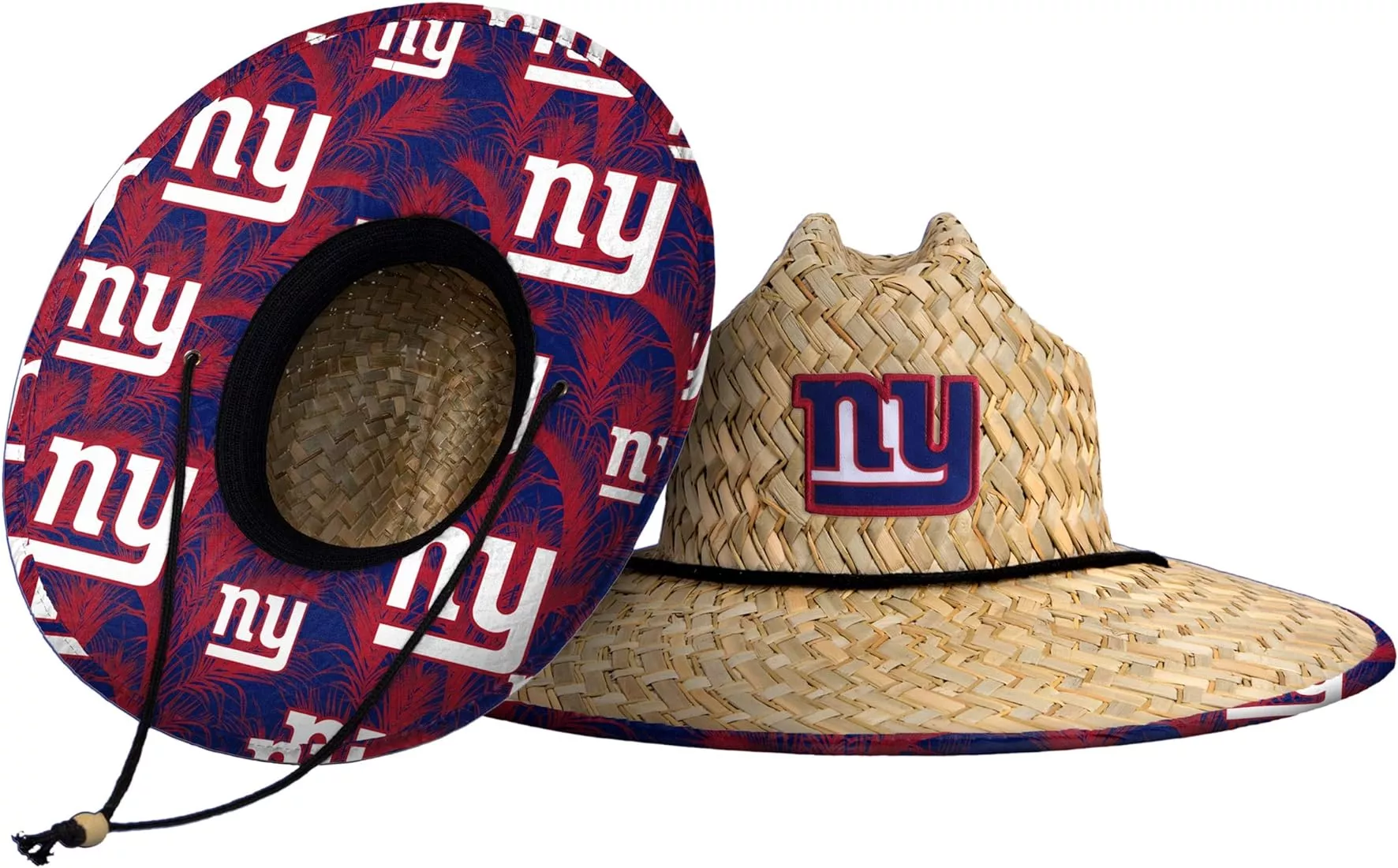 foco Men's NFL Team Logo Floral Lifeguard Beach Straw Sun Hat