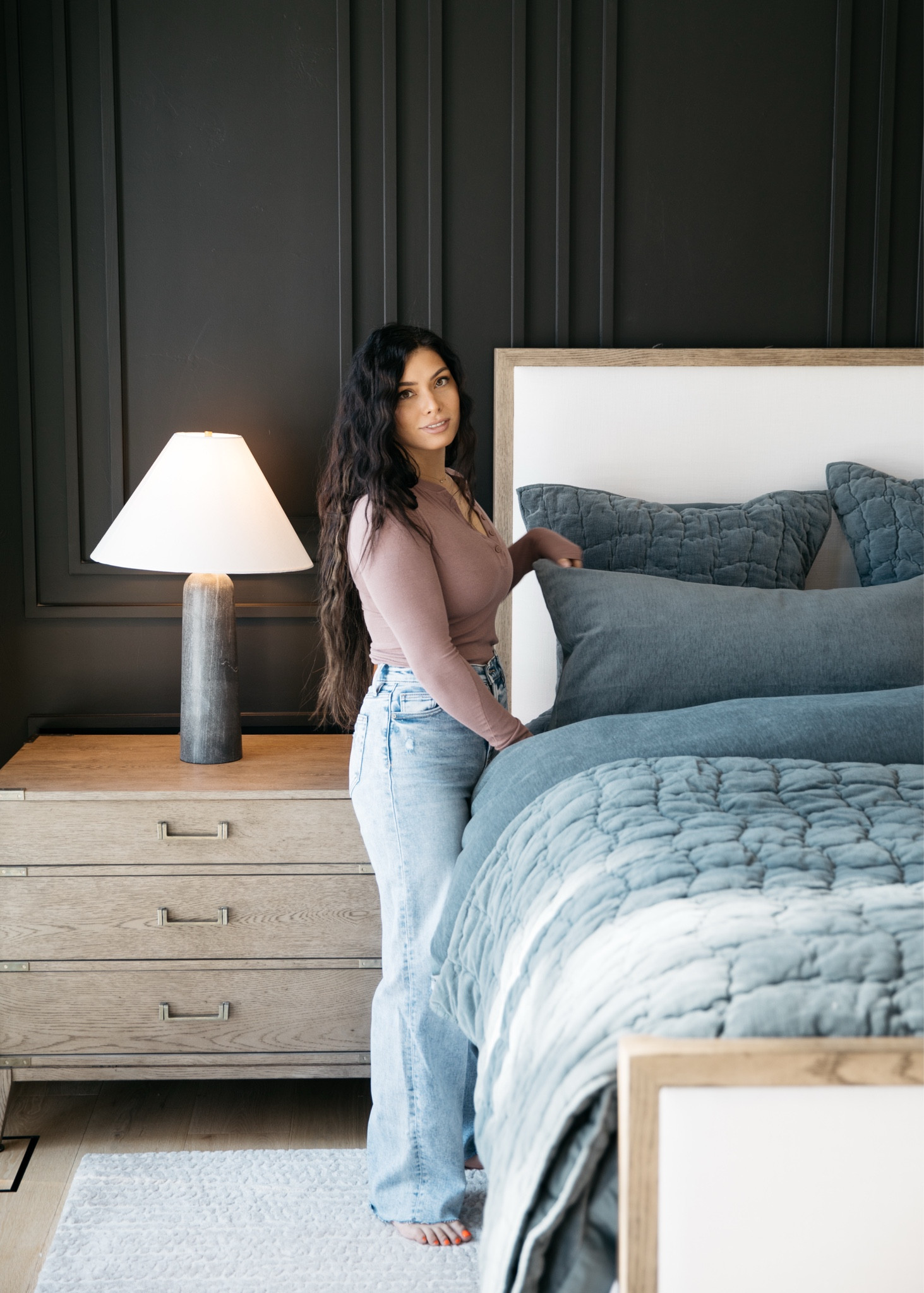 Wearing Hidden jeans in a size 25 with a 31” inseam. They are under $100 and fit so well. Night stand and bed are from RH but I’m linking similar options.

#LTKHome #LTKStyleTip #LTKSeasonal