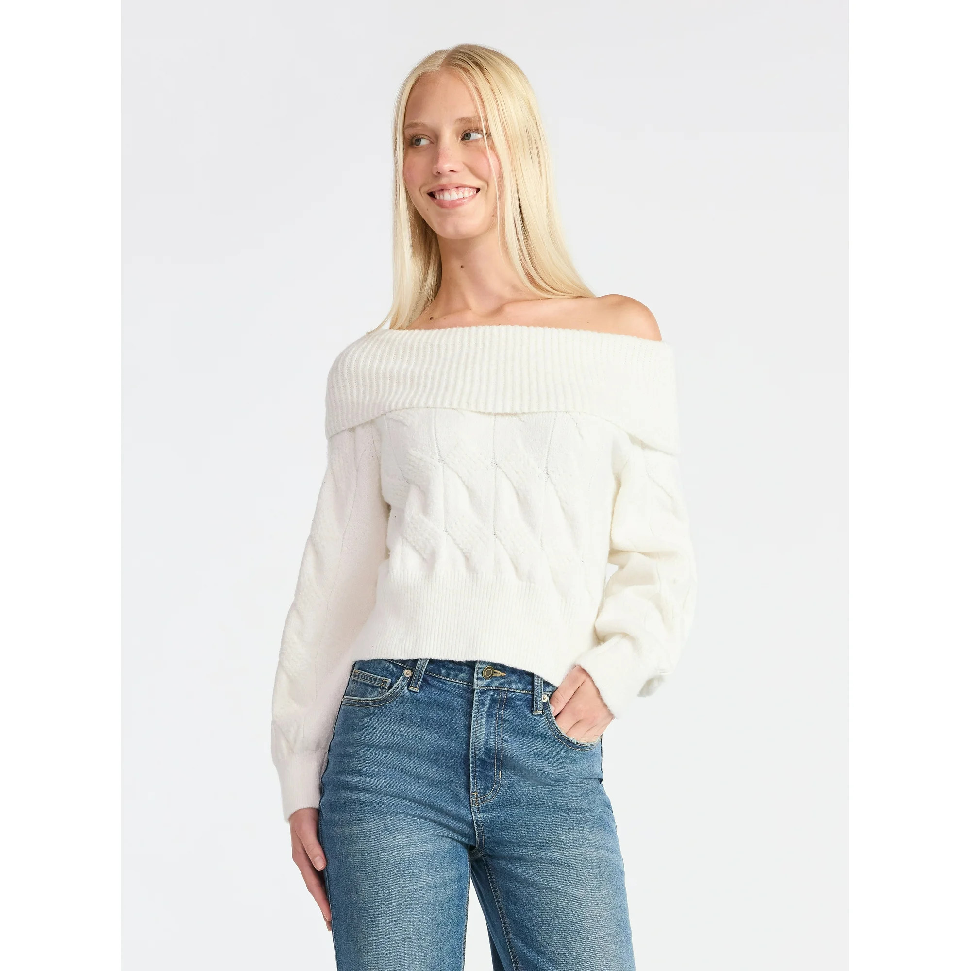 Madden NYC Women's Marilyn Sweater, Midweight, Sizes XXS-XXL | Walmart (US)