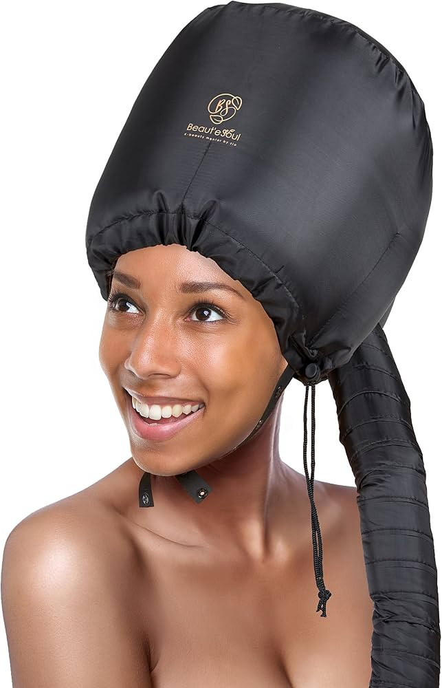 BEAUT'E SEOUL Soft Bonnet hooded hair dryer Attachment for home, Deep Conditioning Mask Cap, Upgr... | Amazon (US)