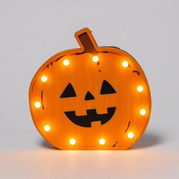 Pumpkin Light Bulb Halloween Decorative Prop - Hyde &#38; EEK! Boutique&#8482; | Target