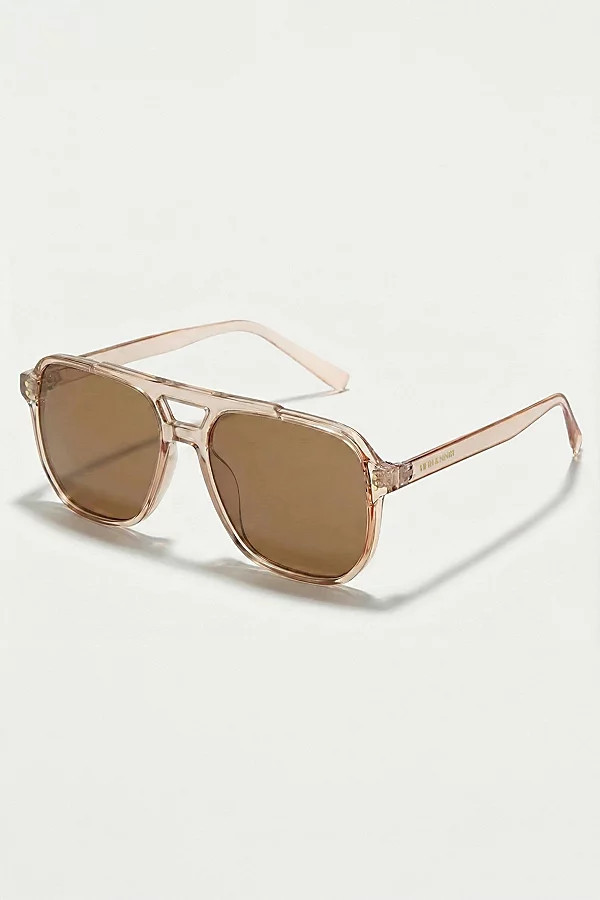 Fifth and Ninth Fifth & Ninth Skye Aviator Sunglasses in Champagne, Women's at Urban Outfitters | Urban Outfitters (US and RoW)