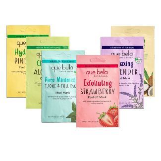 Que Bella Multi Mask Pamper Pack - 6pc | Target