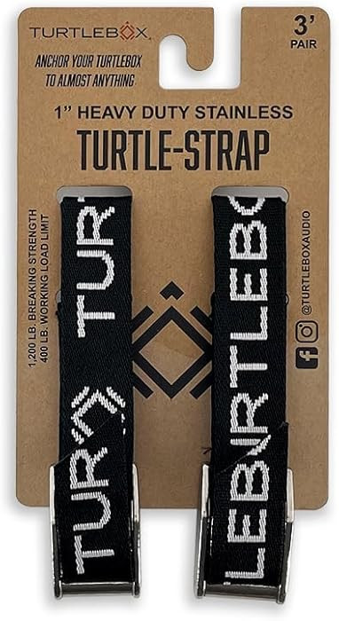 Turtlebox: Tie-Down Strap Kit - Includes 2 Straps - Strap Your Turtlebox Speaker on Your Ranger, ... | Amazon (US)