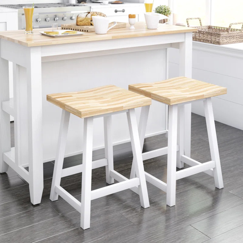 Spence Solid Wood 24'' Counter Stool | Wayfair North America