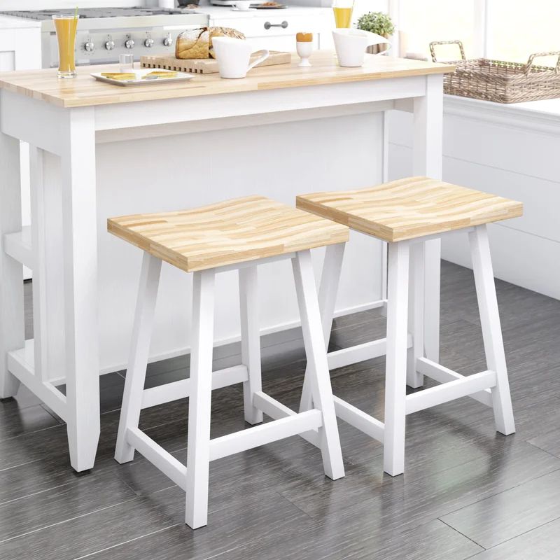 Spence Solid Wood 24'' Counter Stool | Wayfair North America