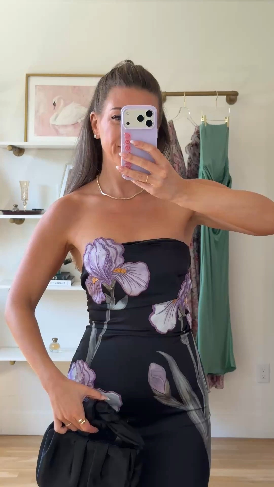 black strapless maxi with a purple iris floral print amazon summer to fall formal event and wedding guest dress 💐

I’m 5’4” and wearing my usual small/2 

electric picks code: emerson20 
lulus code: emerson20 (first purchase) 

amazon fashion, amazon dresses, amazon finds, amazon outfit ideas, amazon summer outfits, affordable fashion finds, summer wedding guest dresses, wedding guest dresses, cocktail dresses, semi-formal dresses, black tie wedding guest dresses, destination wedding guest dresses, garden party dresses, wedding guest outfit ideas

#LTKWedding #LTKootd #LTKSeasonal