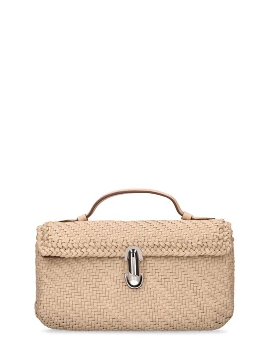The symmetry woven top handle bag - Savette - Women | Luisaviaroma | Luisaviaroma