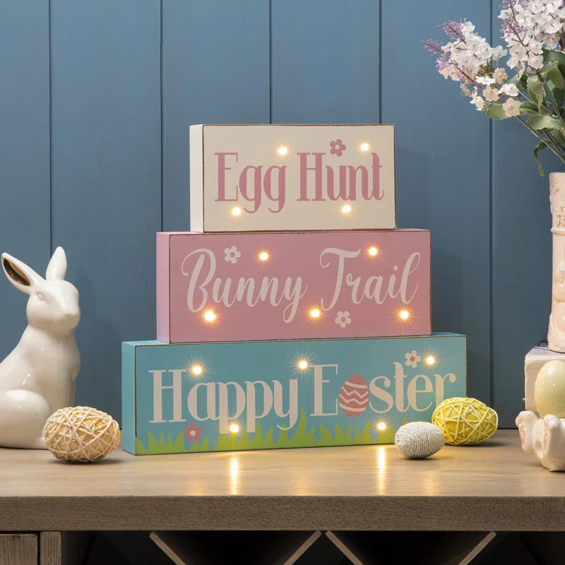 Easter LED Lighted Table Decor | Wayfair North America