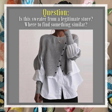 Such a popular question we had two people ask about this sweater! 
See options below on where to find similar 

#LTKunder50 #LTKworkwear #LTKstyletip