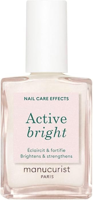 Manucurist Active Bright All in One Nail Perfector: Brightening Care Nail Polish - No Lamp - Vega... | Amazon (US)