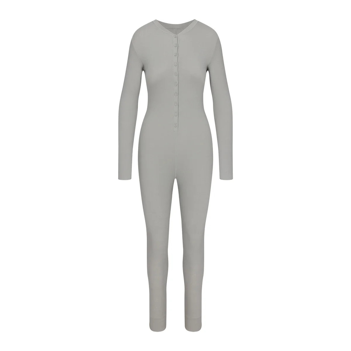 LOGO POINTELLE HENLEY ONESIE | SKIMS (US)