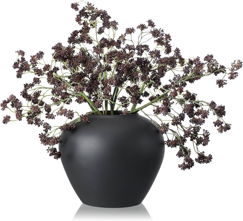 3 Pcs Artificial Plum Stem Fall Fake Plum Berry Picks Branches Faux Spray for Home Halloween Than... | Amazon (US)