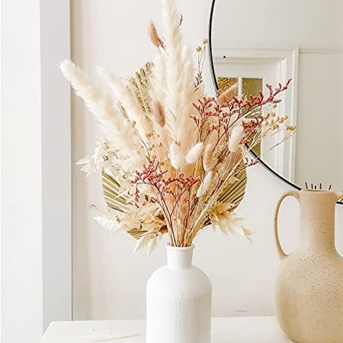 South PIllar - 18" Naturally Dried Pampas Grass and Palm Bouquet for Home Decor and Wedding Decor... | Amazon (US)