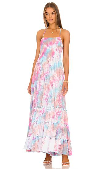 Naia Maxi Dress in Mauve, Turquoise, & Pink Smoke | Revolve Clothing (Global)