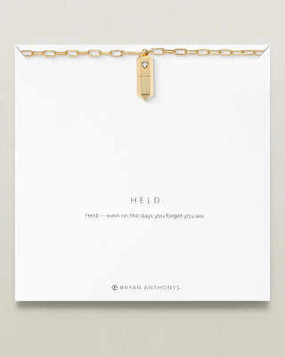 Held Close Necklace Silver | Bryan Anthonys
