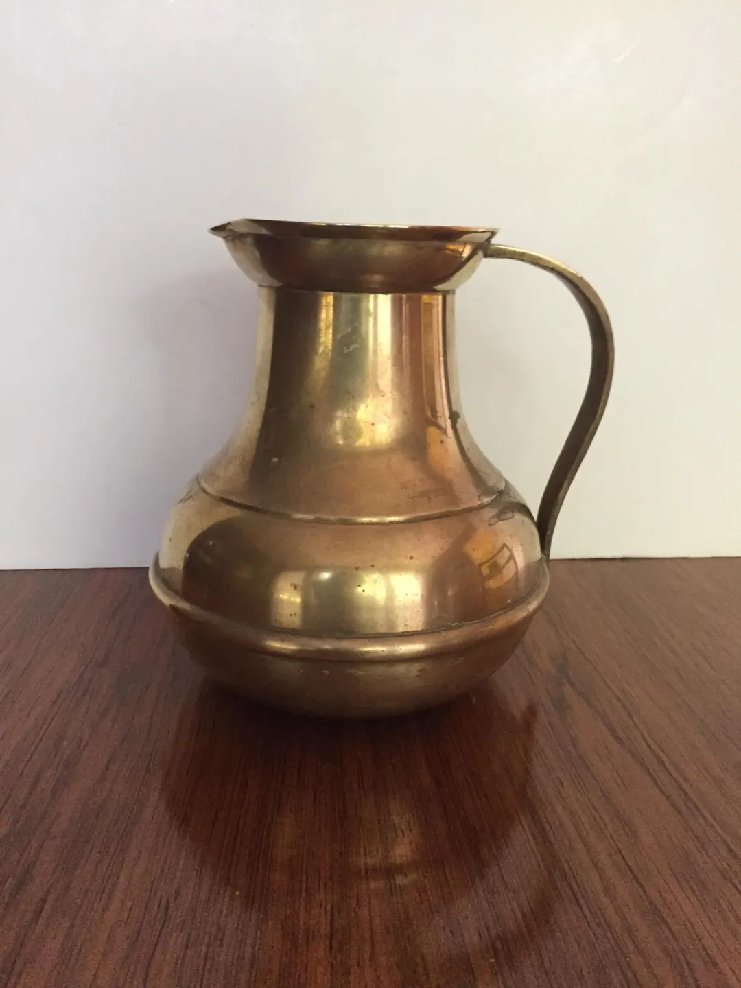 Brass Vintage Graceful and Heavy Pitcher/vase, Handmade - Etsy | Etsy (US)