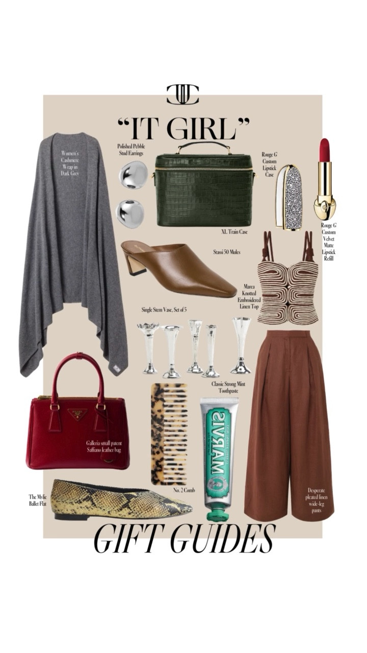 ✨ The Elevated “IT Girl” Gift Guide is HERE! ✨
My curated edit of luxe essentials, timeless accessories, and chic little indulgences for every modern trendsetter on your list. This is one of my favorite seasonal guides to create each year — think elevated neutrals, rich textures, and the most giftable pieces of the season.

You can shop everything from this guide on jcathell.com and on my LTK for easy holiday browsing. 🎁💫

Whether you’re looking for statement accessories, cozy winter staples, or the perfect beauty gifts, this guide has something for every style-lover in your life.

Save + share for your holiday shopping!
#GiftGuide #HolidayGiftGuide #ITGirlStyle #ChicGifts #TrendingGifts #LuxuryGiftGuide #HolidayStyle #GiftsForHer #JCInsider #JessicaCathell #ShopWithMe #FashionGifts #LTKHoliday #GiftIdeasForHer #HolidayShopping2025

#LTKHoliday #LTKCyberWeek #LTKOver40