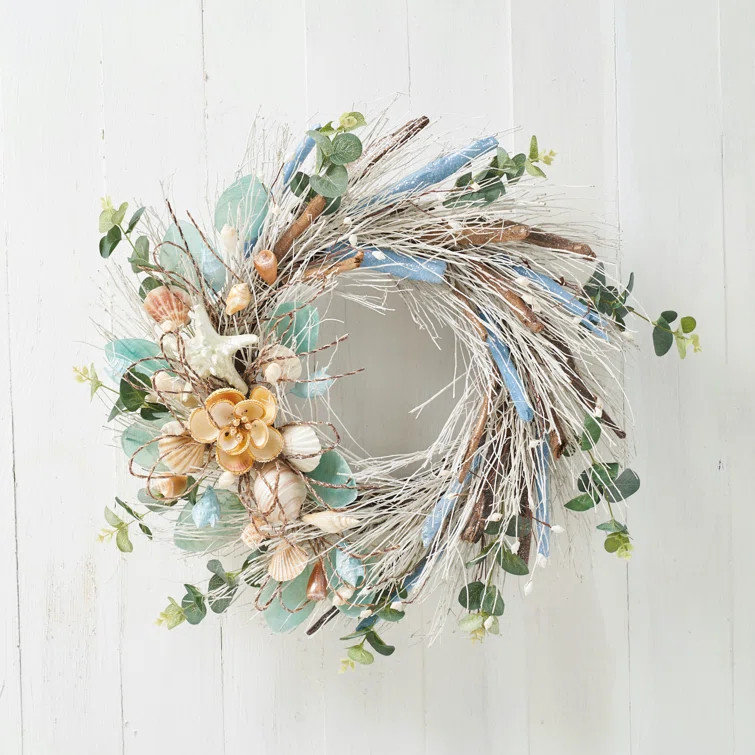 Coastal Shell 22" Wreath | Wayfair North America