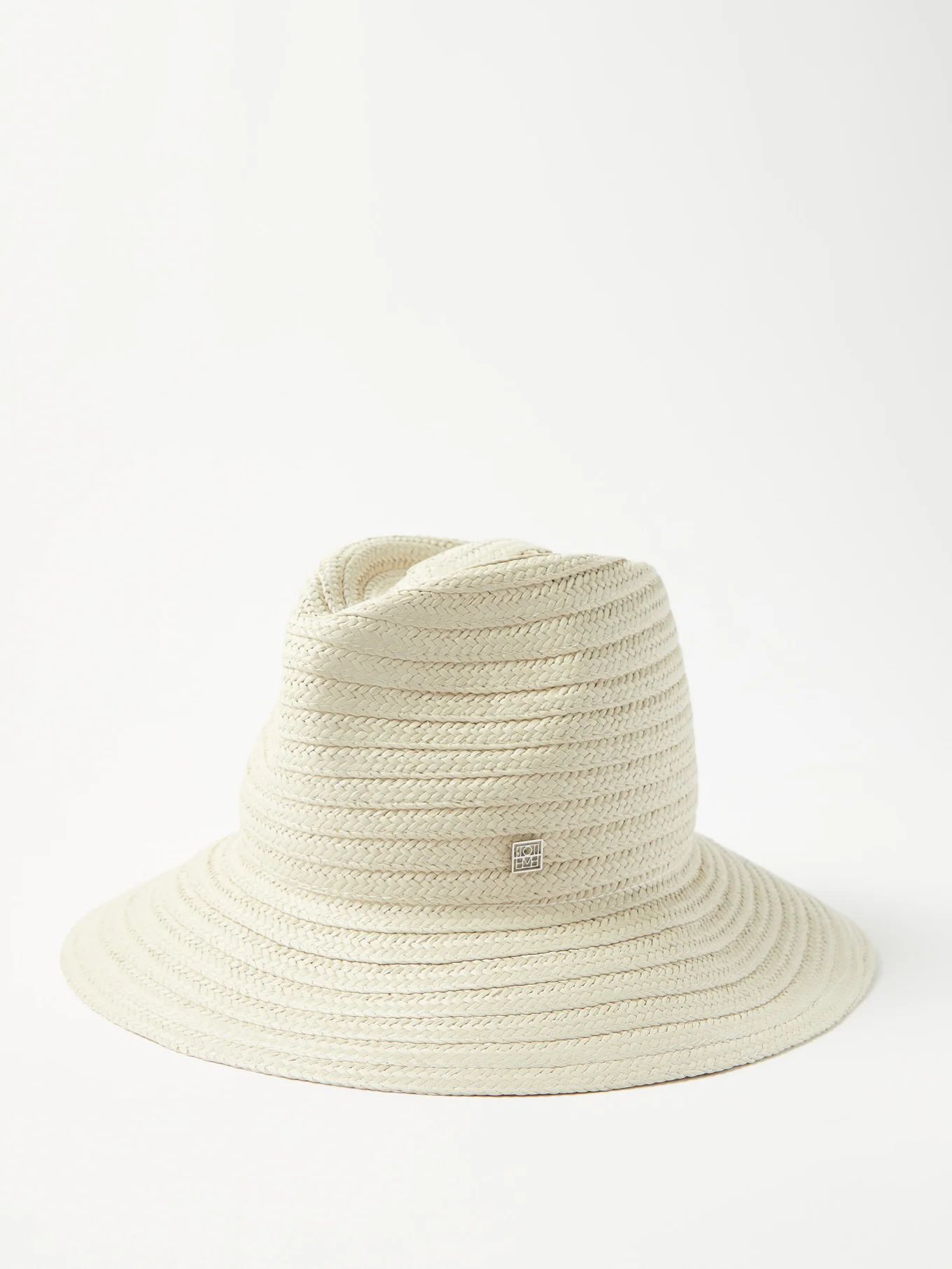 Logo-plaque faux-raffia Panama hat | Toteme | Matches (UK)