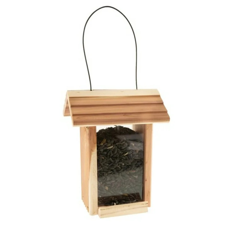 Pennington, Red Cedar, Dinette Wild Birds Hopper Feeder, 1.25 lb. Seed Capacity | Walmart (US)