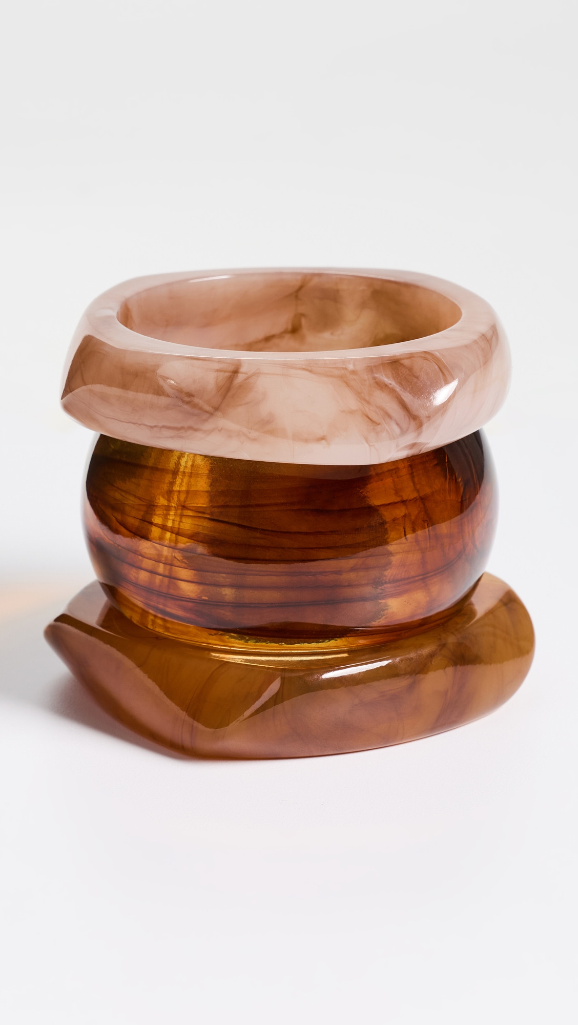 By Adina Eden Thick Resin Bangle Combo Set Multi Color One Size | Shopbop