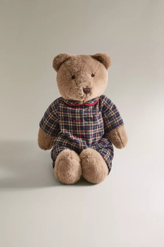 CHILDREN'S CHRISTMAS BEAR SOFT TOY (38 CM) | Zara UK