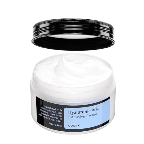 COSRX Hyaluronic Acid Moisturizing Cream, Long-lasting Hydration, Rich Moisturizer for Sensitive Skin 3.52 oz / 100g, Korean Skin Care, Animal Testing Free, Parabens Free | Amazon (US)