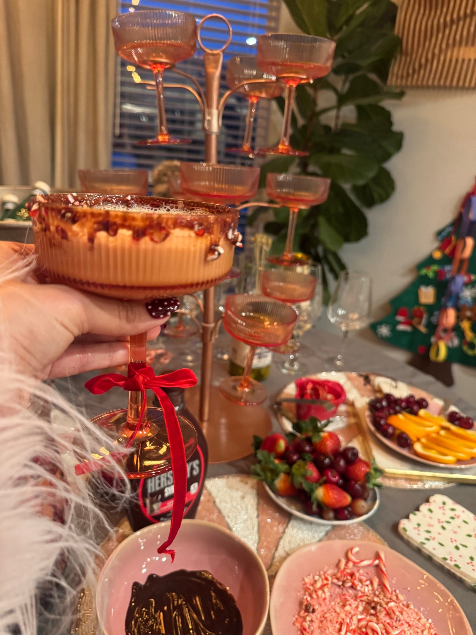 Holiday party martini glasses and martini towerls

#LTKHoliday #LTKSeasonal