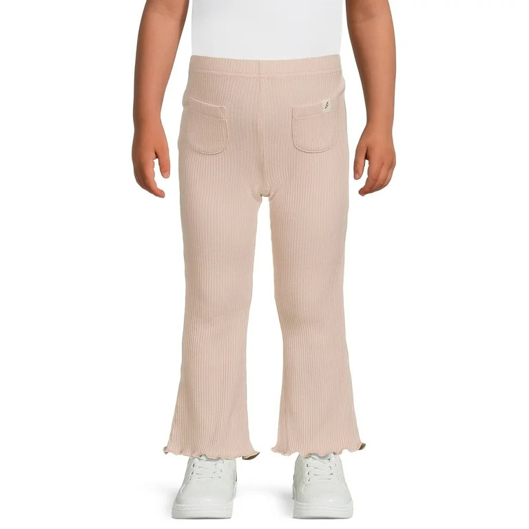easy-peasy Toddler Girl Ribbed Flare Legging, Sizes 12 Months-5T | Walmart (US)