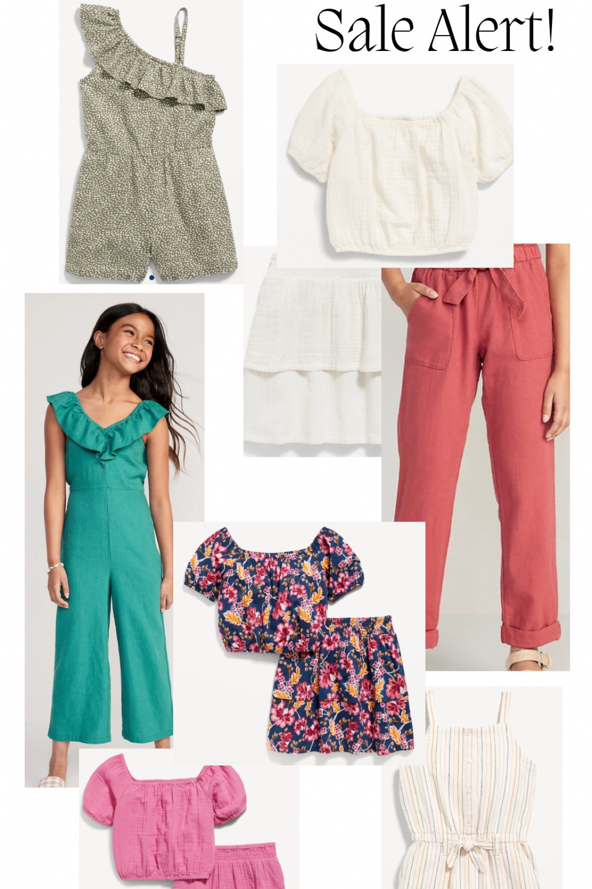 The absolute cuuutest clothes on SALE (and most of them have a deeper discount at check out!) 
at Old Navy! Just made a haul for the babes for summer ✨ 

#romper #jumpsuit #matchingsets #sets #paperbagwaist 

#LTKunder50 #LTKsalealert #LTKfamily
